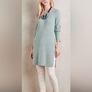 Anthropologie Moth Pasadena Sweater Tunic - Mint Green